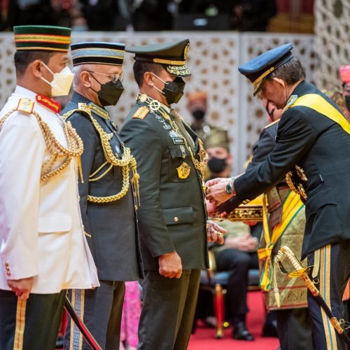 Panglima TNI Andika Perkasa Terima Bintang Penghargaan dari Sultan Brunei