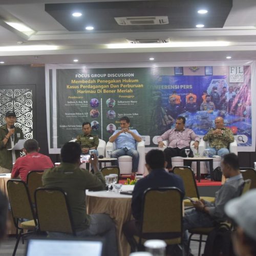 Kawal Penegakan Hukum Perdagangan Kulit Harimau di Bener Meriah, FJL Gelar Diskusi Terfokus