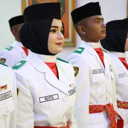 Pj Bupati Aceh Utara Kukuhkan 35 Anggota Paskibra