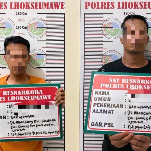 Dua Pengedar Dibekuk, Polisi Juga Menyita Satu Kilogram Sabu