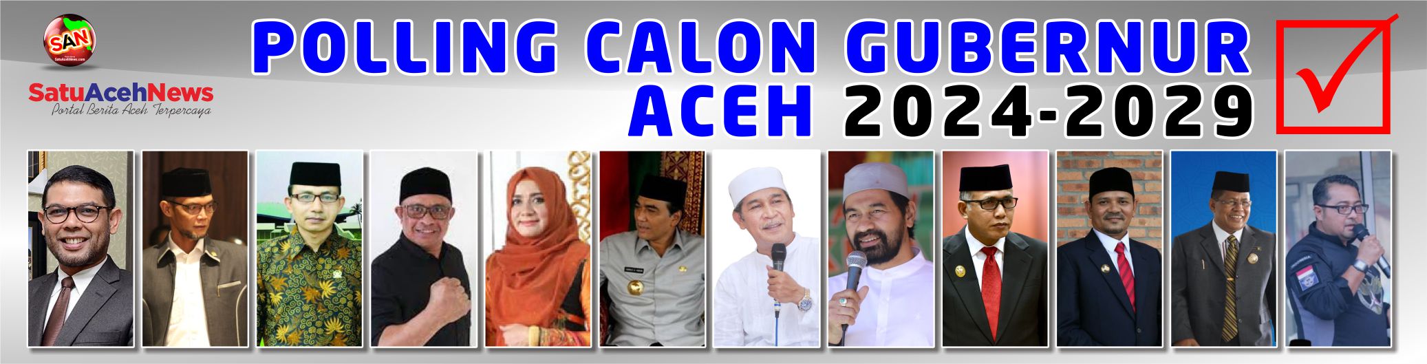 Polling Survey Gubernur Aceh